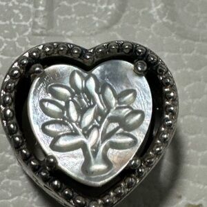 Authentic PANDORA Openwork Heart & Family Tree Charm